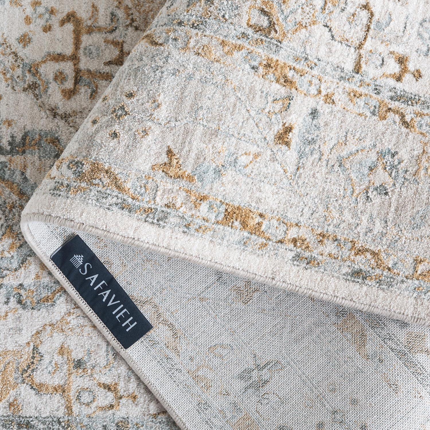 Hamilton HLT100 Power Loomed Runner Rug - Grey/Blue - 2'2"x8' - Safavieh.