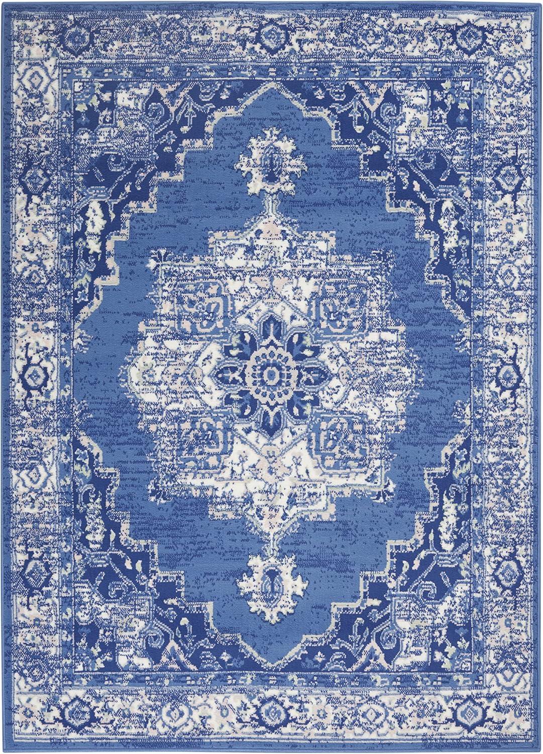 Nourison Whimsicle WHS03 Indoor only Area Rug - Navy 6' x 9'
