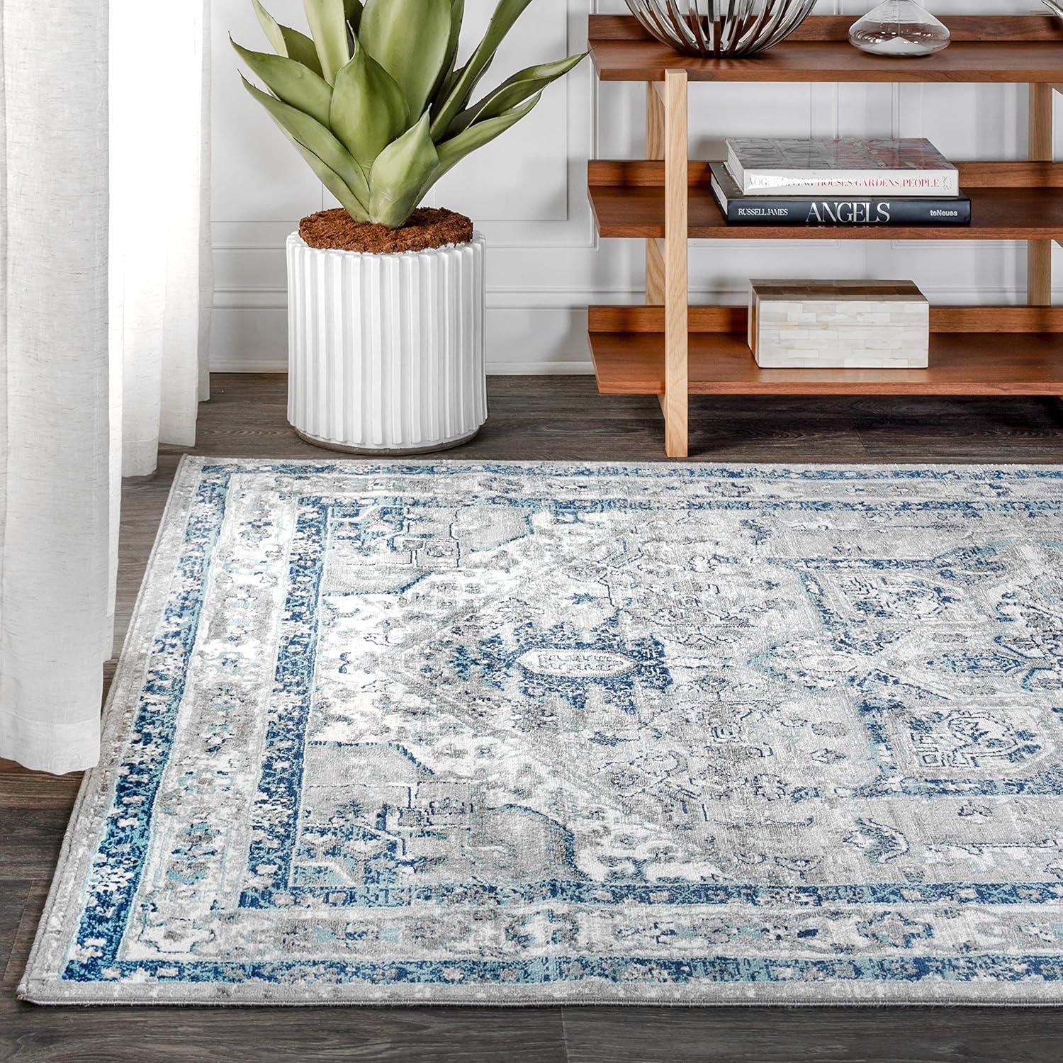 Modern Persian Vintage Medallion Runner Rug - JONATHAN Y