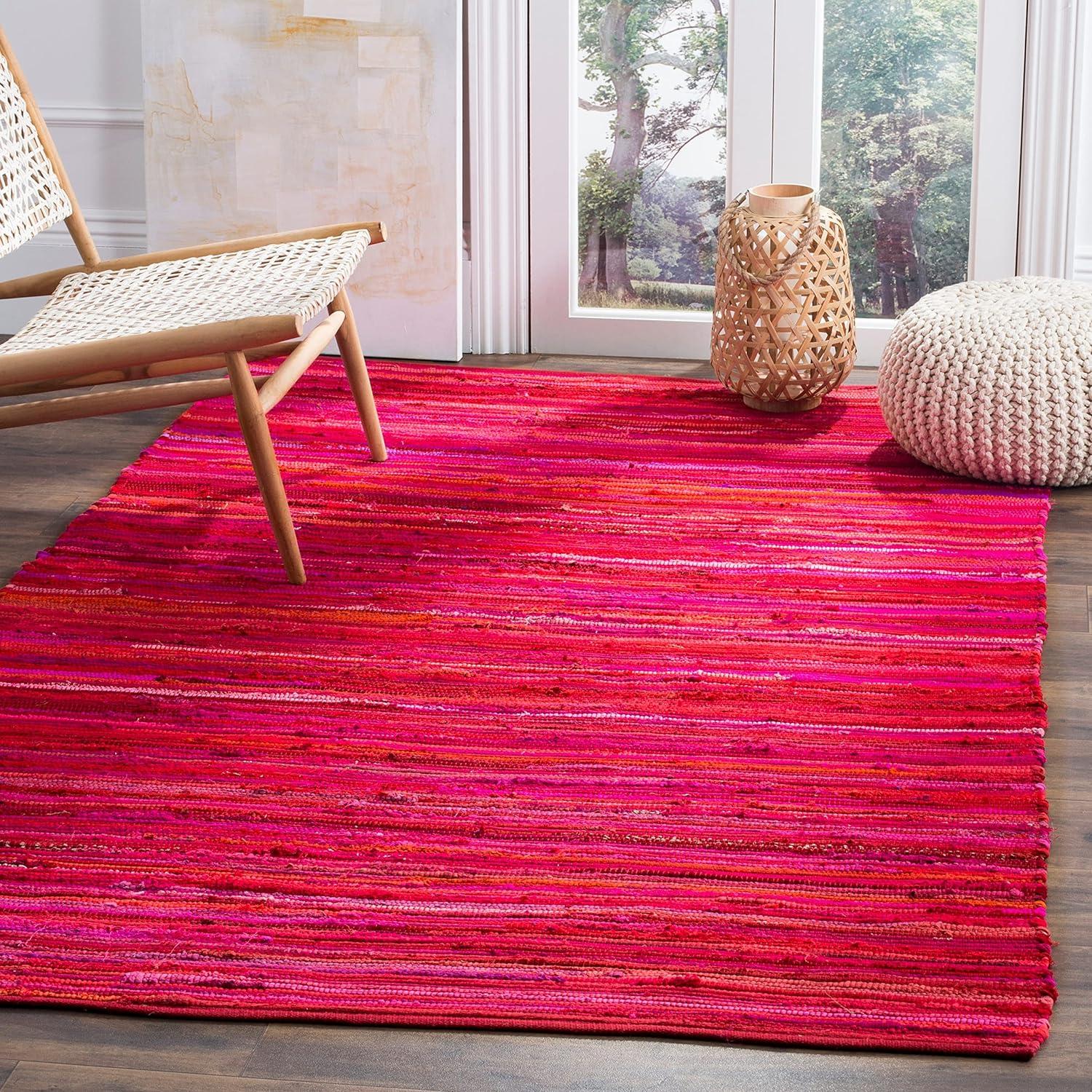 Rag Area Rug RAR130 Hand Woven Area Rug  - Safavieh