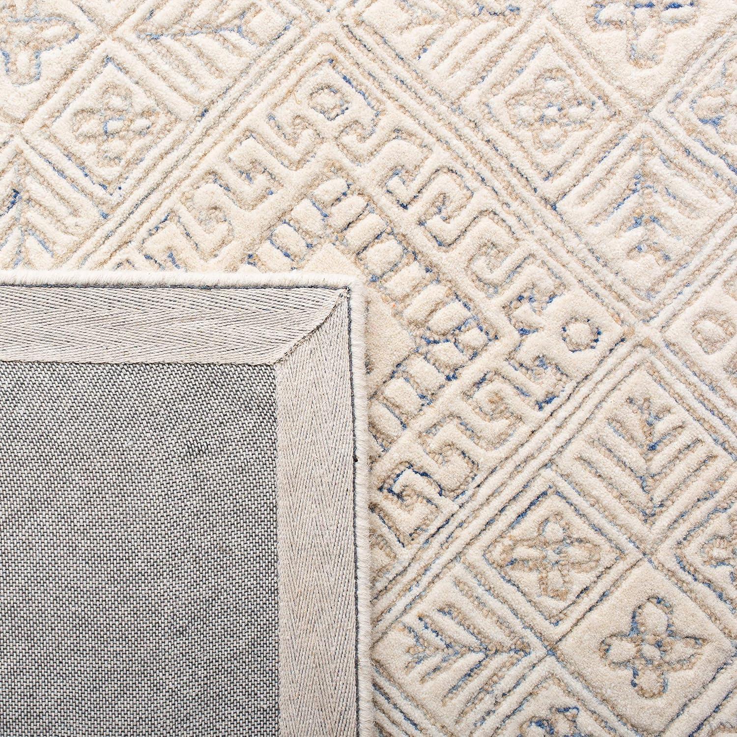 Glamour GLM660 Hand Tufted Indoor Area Rug - Ivory/Beige - 5'x8' - Safavieh
