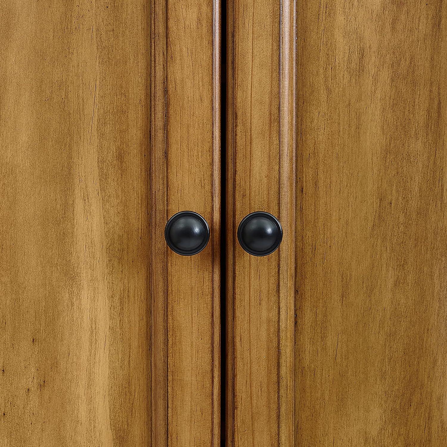 Parsons Pantry Storage Wood/Mahogany - Crosley: Adjustable Shelving, Drawer, Traditional Style