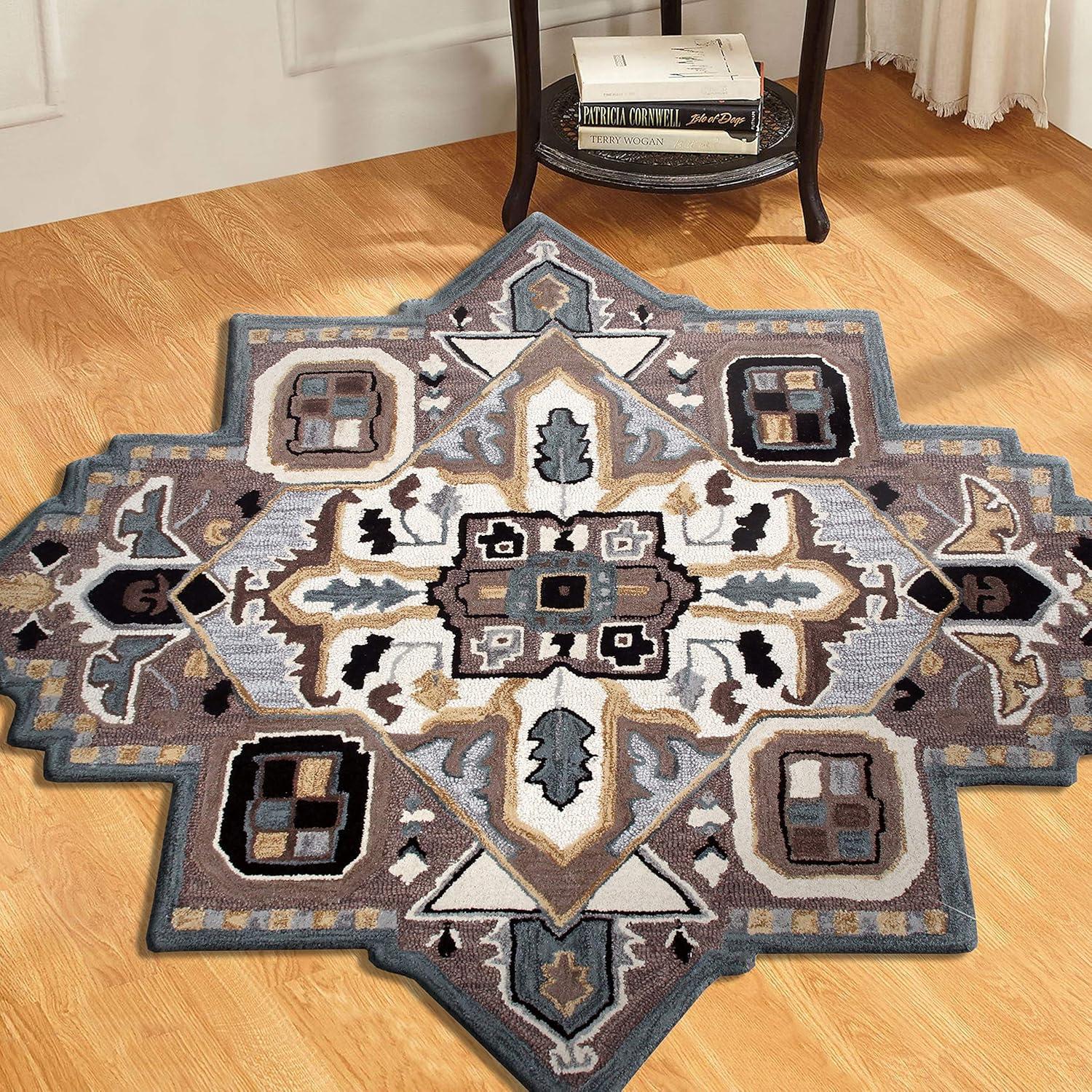 Aco Hand Tufted Southwestern Indoor Rug