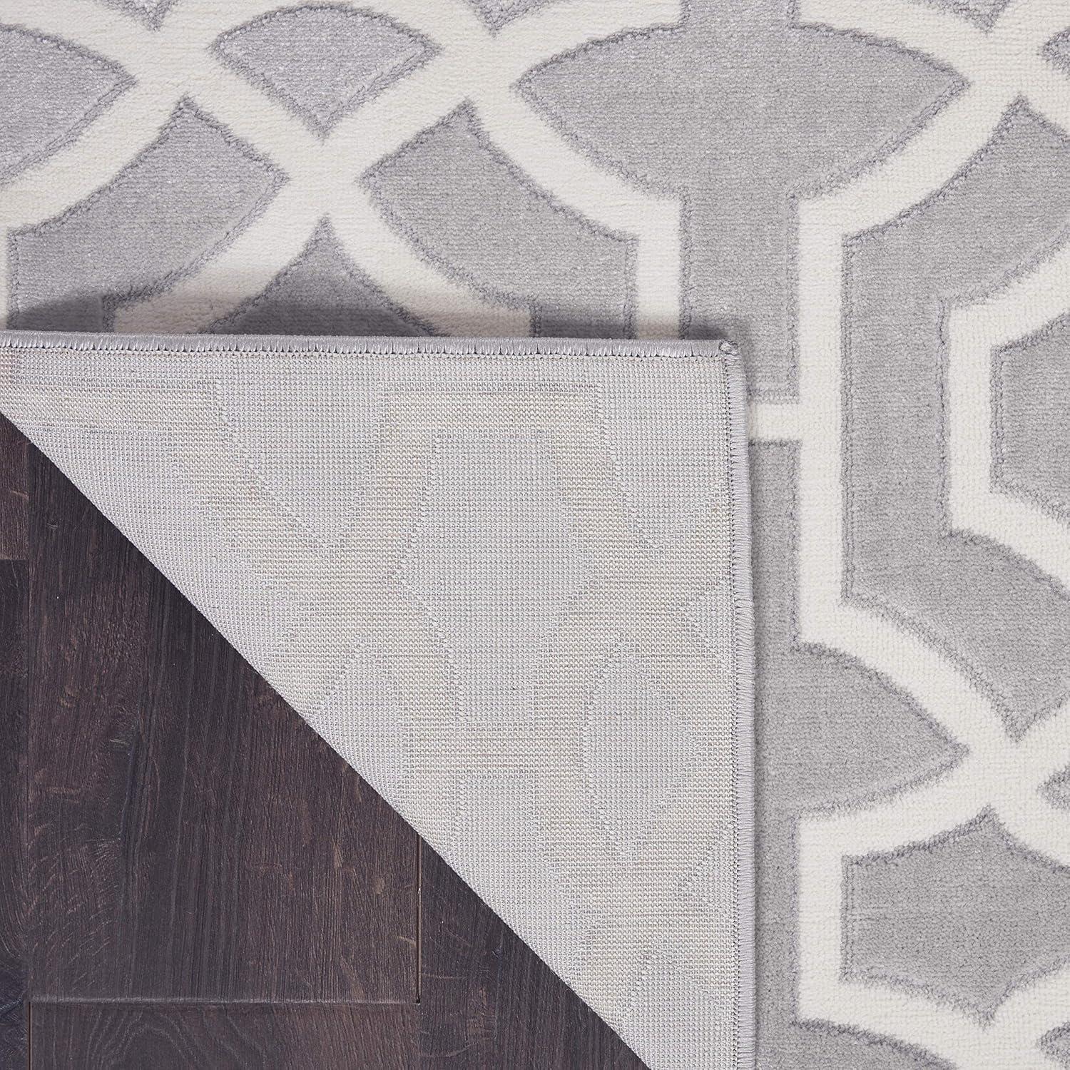 Joli Geometric Gray/Whtie Area Rug