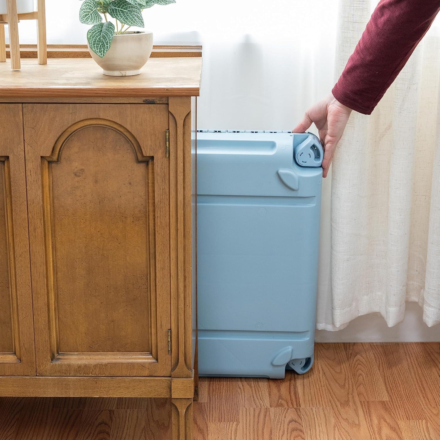 Sport Pet Designs, Dog Kennels, 30" Collapsible Plastic Pet Kennel/Crate, Blue, Medium