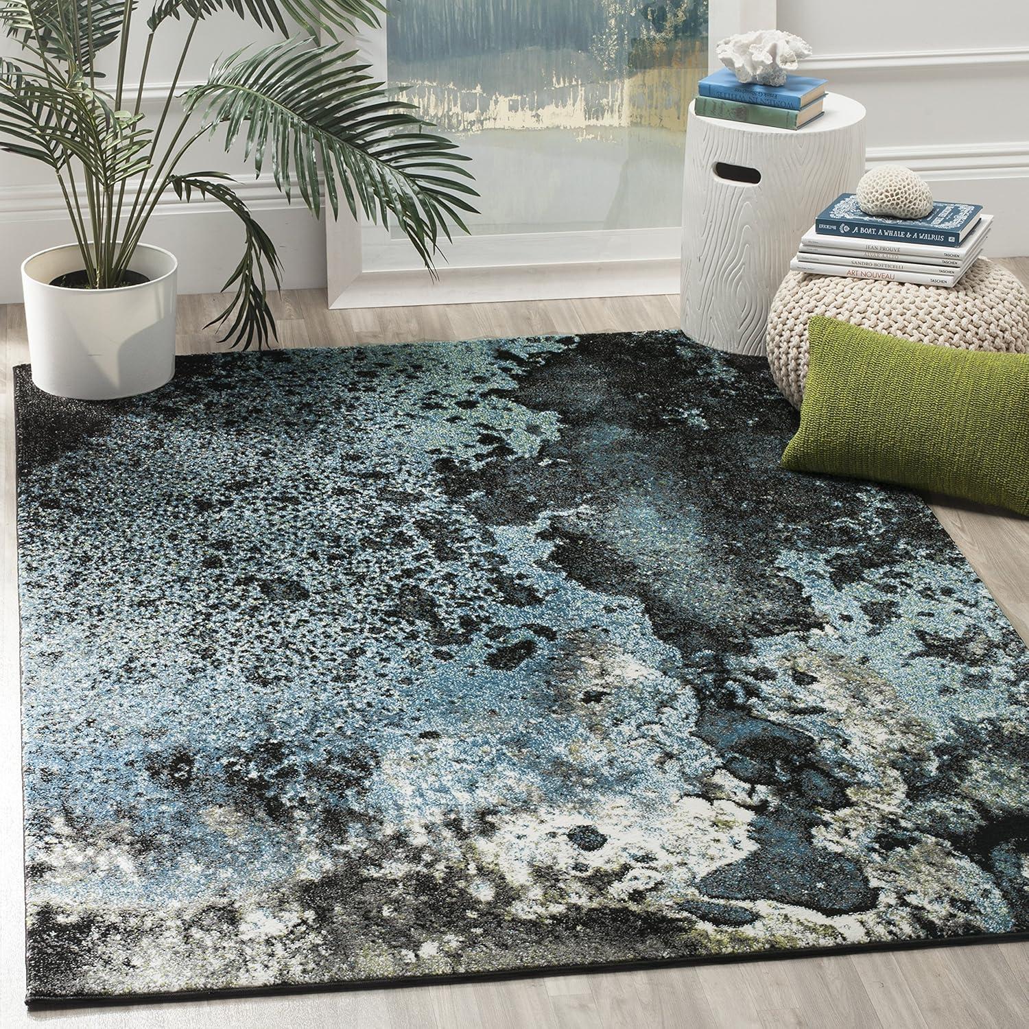 Glacier GLA124 Power Loomed Rugs - Safavieh