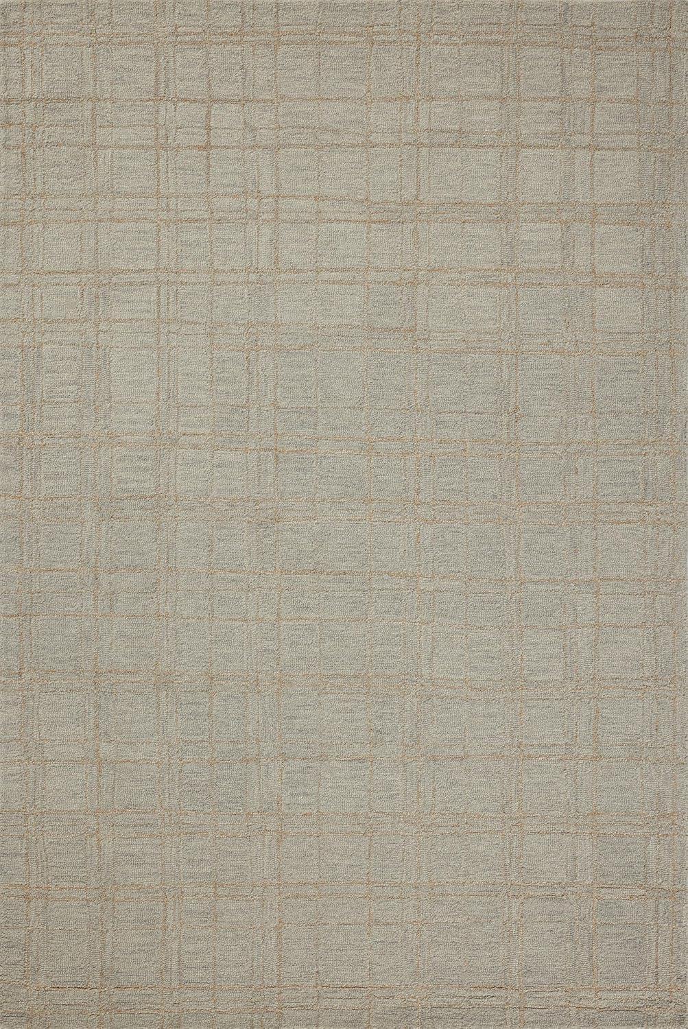 Polly II Hand-Tufted Wool-Blend Rug by Chris Loves Julia x Loloi - Fog and Wheat / 7'9" x 9'9"