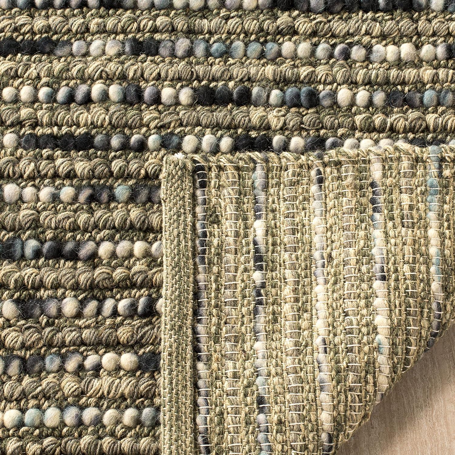 Bohemian BOH525 Hand Woven Area Rug - Grey/Multi - 6'x9' - Safavieh.