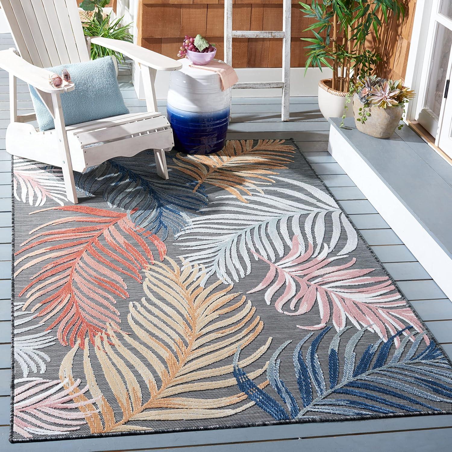 Cabana CBN445 Power Loomed Indoor/Outdoor Area Rug  - Safavieh