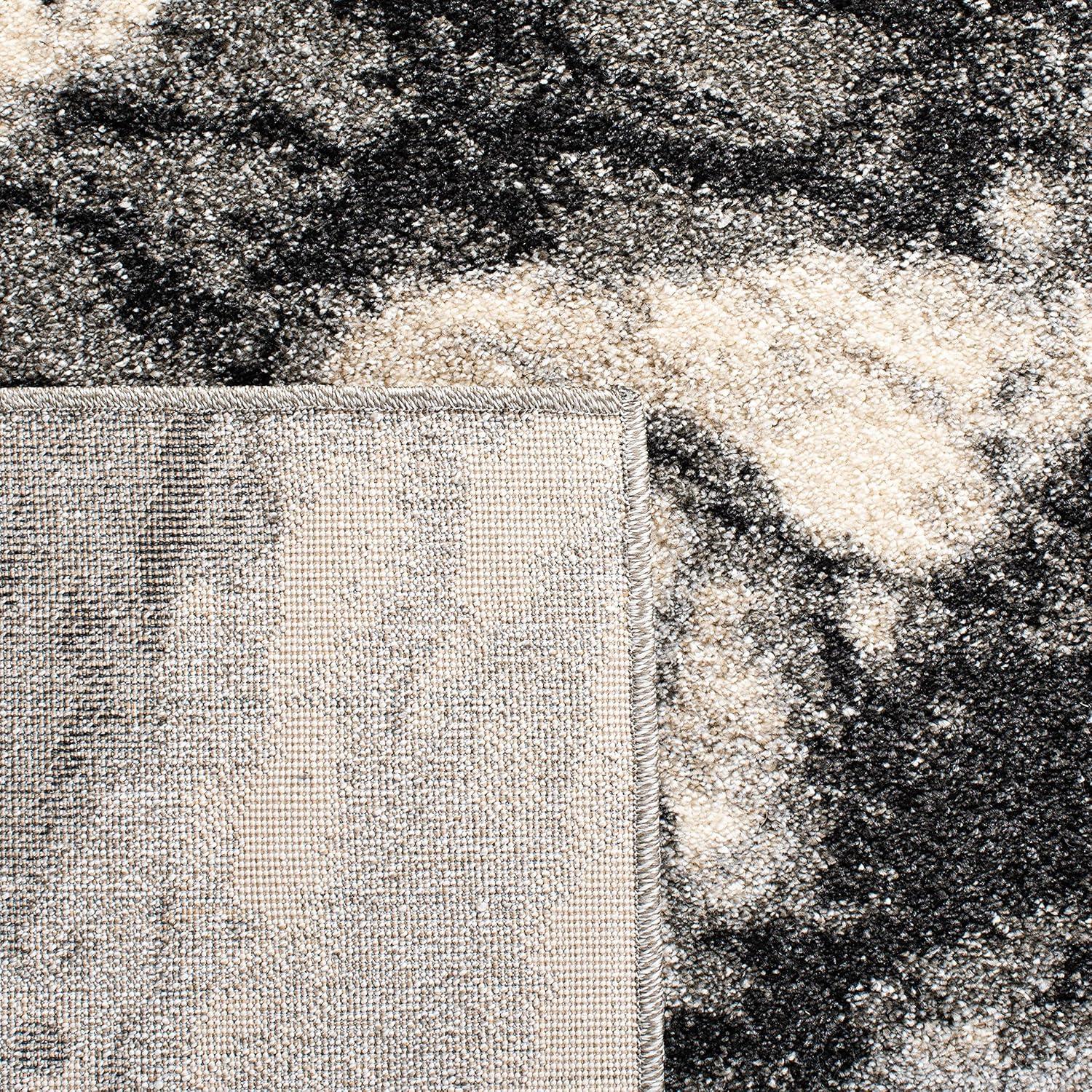 Retro RET2141 Power Loomed Indoor Accent Rug - Cream/Grey - 3'x5' - Safavieh.