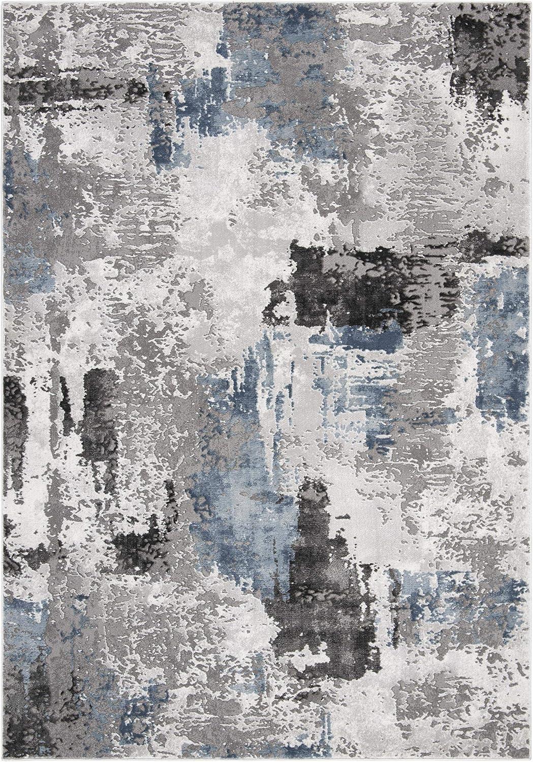 SAFAVIEH Craft Constantine Abstract Area Rug, Grey/Dark Grey, 8' x 10'