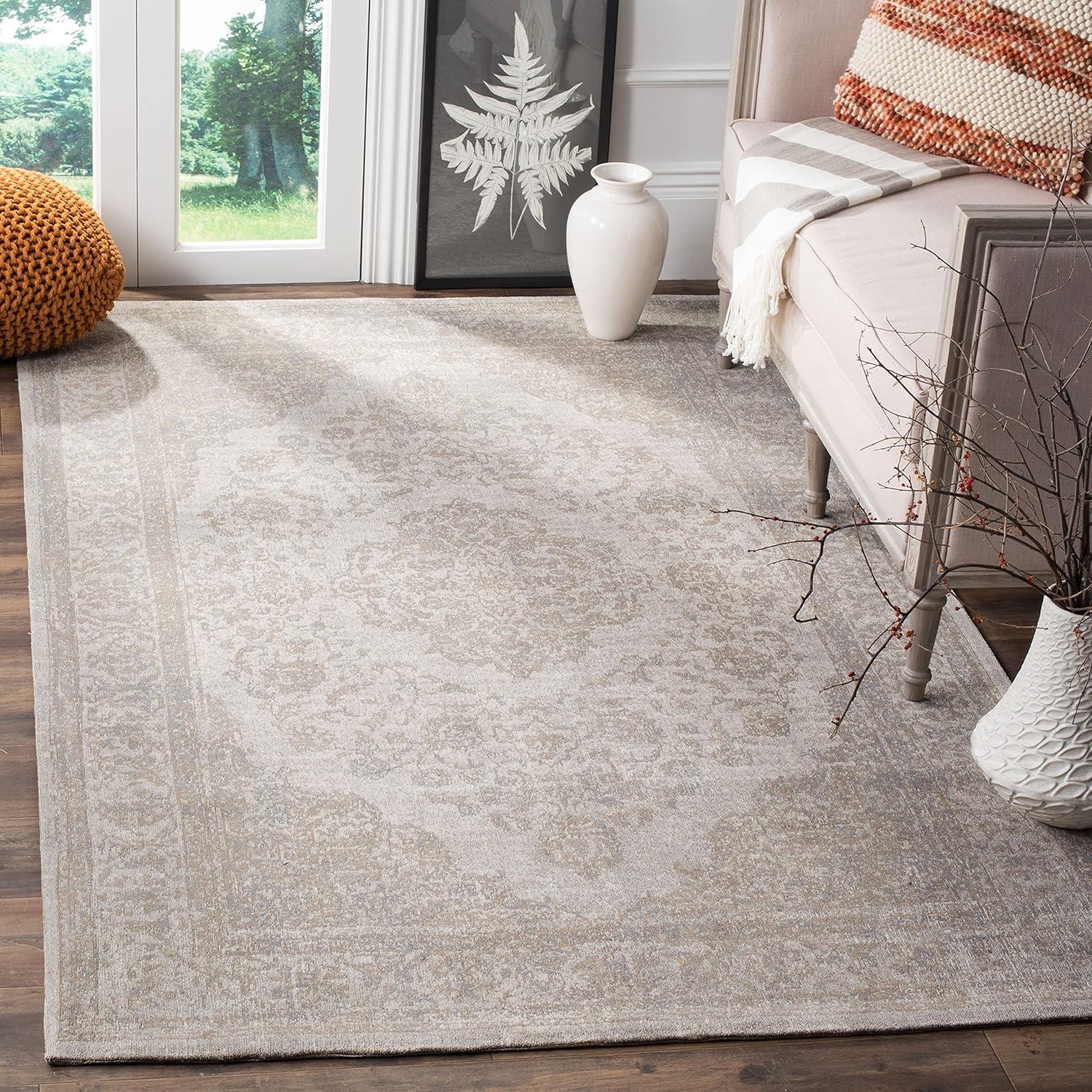 Classic Vintage CLV121 Loomed Indoor Area Rug - Beige - 4'x6' - Safavieh