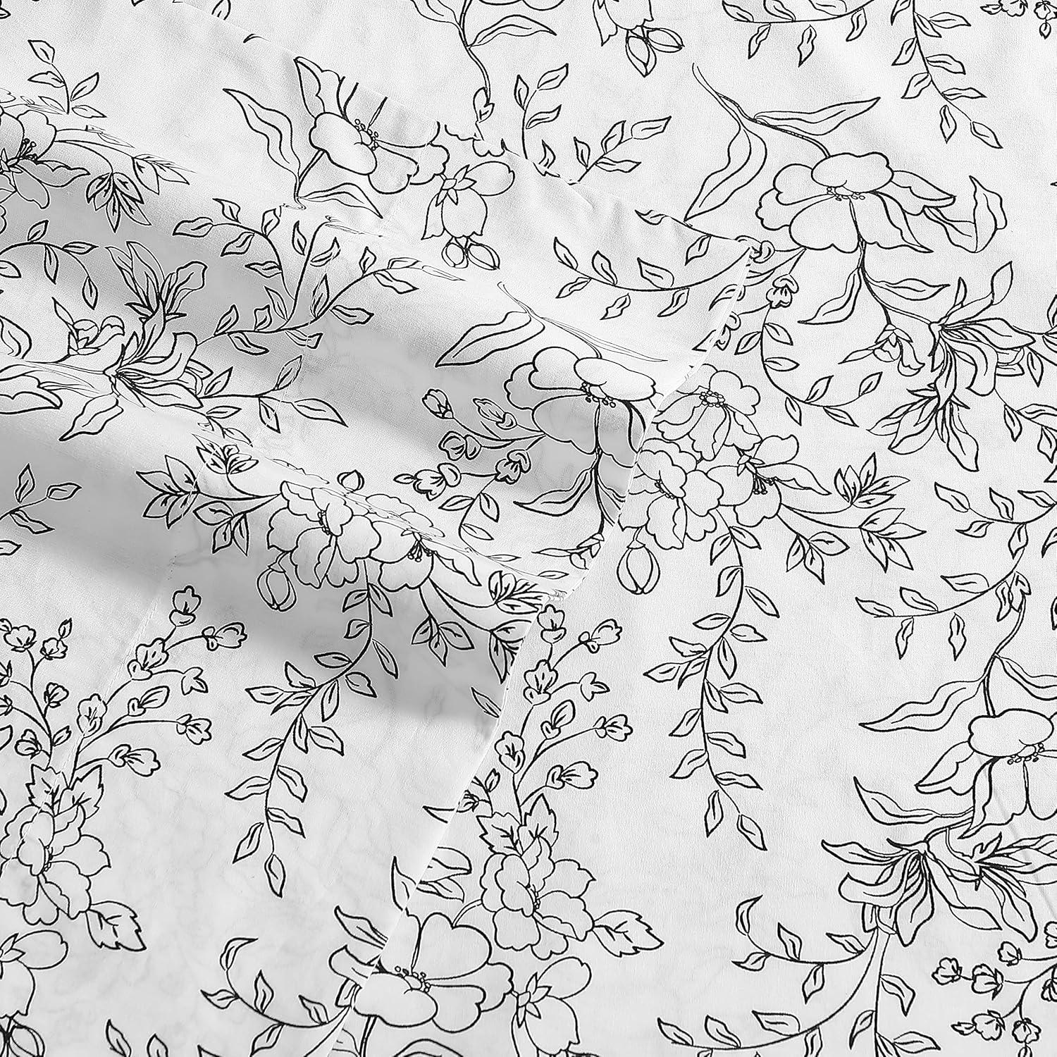 Stone Cottage Bedding Hawley 200 Thread Count Floral 100% Cotton Percale Sheet Set