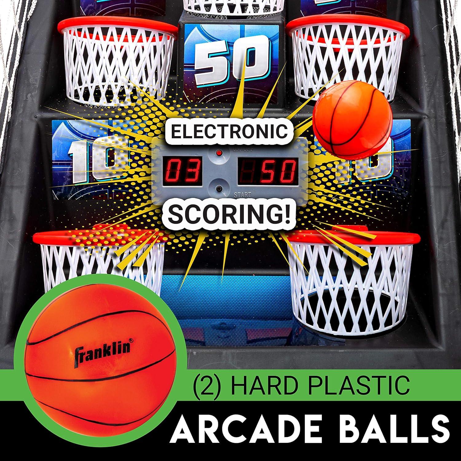 Table Top Basketball Arcade Shootout- Indoor Electronic Basketball Game