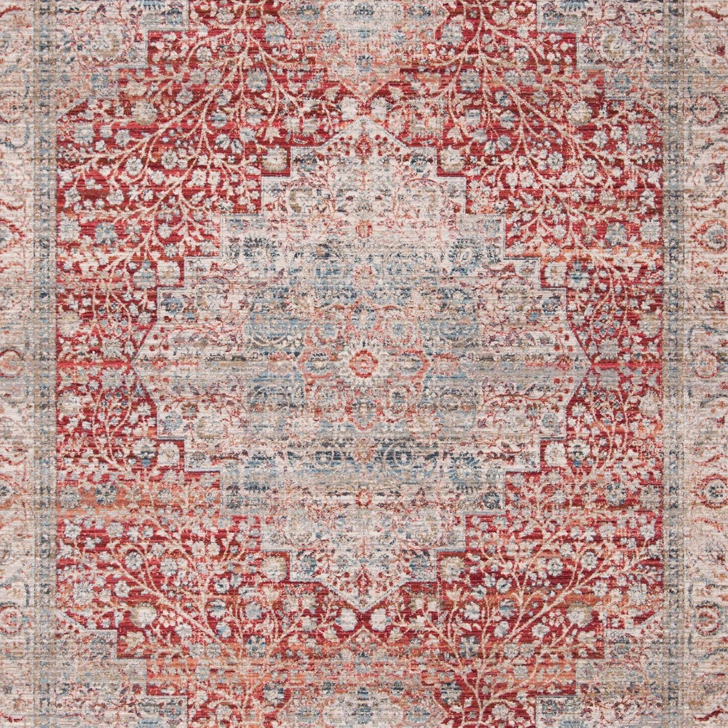Kenitra KRA672 Power Loomed Area Rug - Blue/Ivory - 8'x10' - Safavieh.