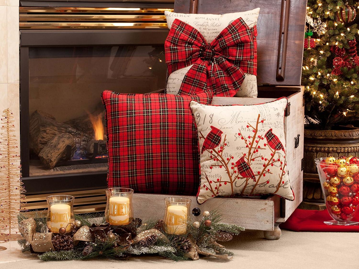 Pillow Perfect Buttons Reversible Throw Pillow