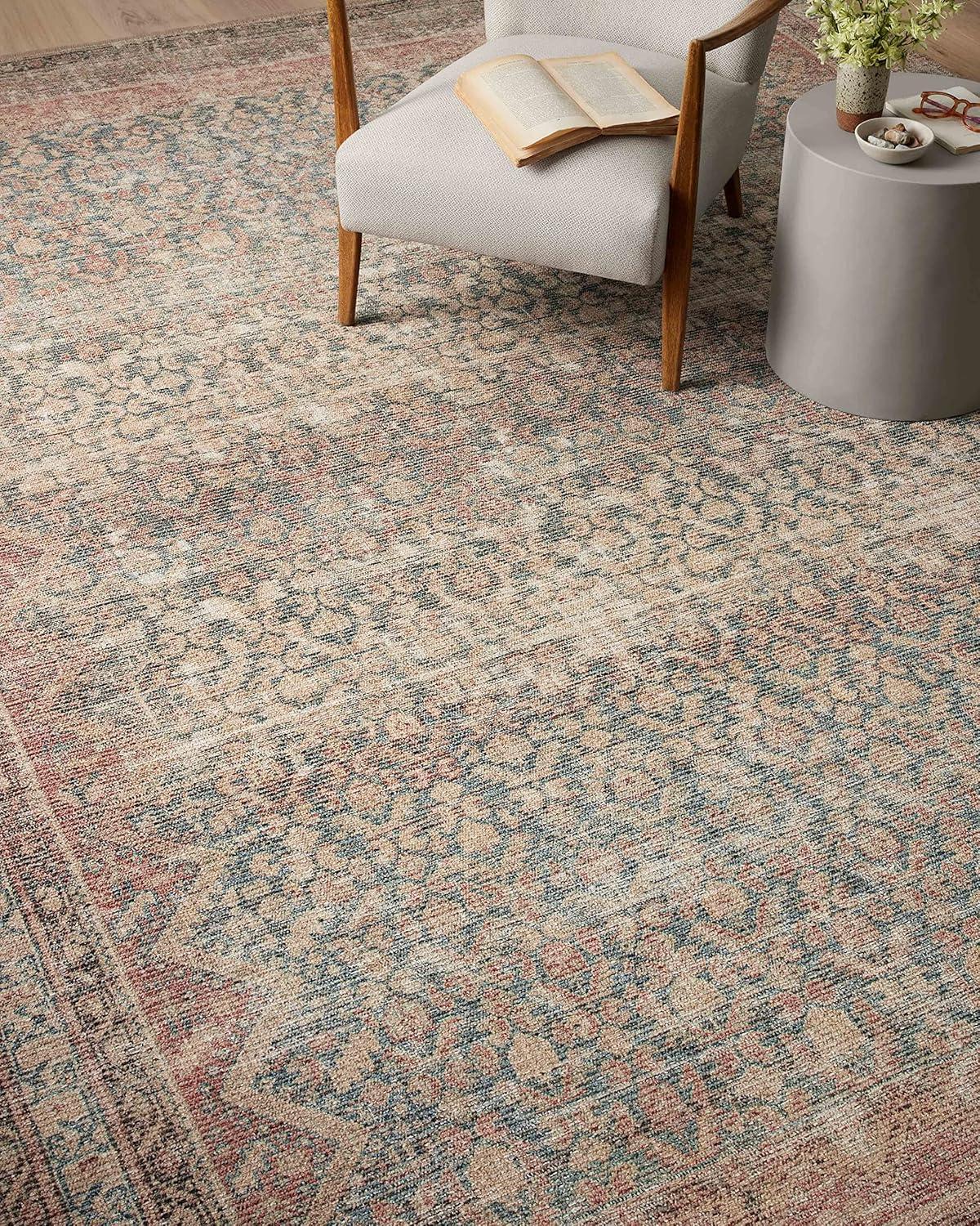 Angela Rose x Loloi Angela Rose x Loloi Aubrey Ocean / Spice Area Rug