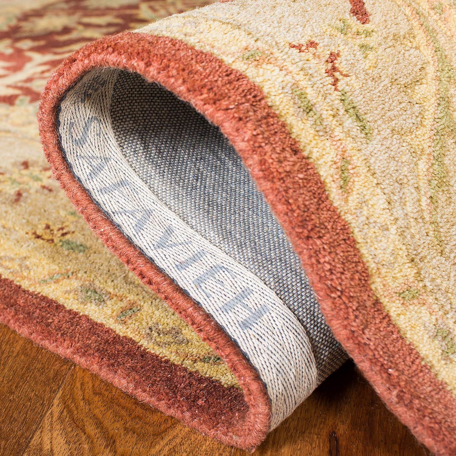 SAFAVIEH Antiquity Toireasa Traditional Floral Wool Runner Rug, Rust, 2'3" x 8'