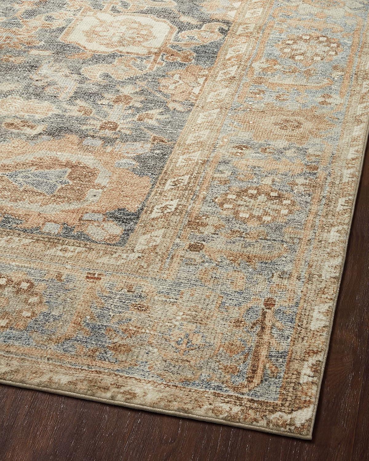 Margot Oriental Ocean/Spice Area Rug Feat. CloudPile