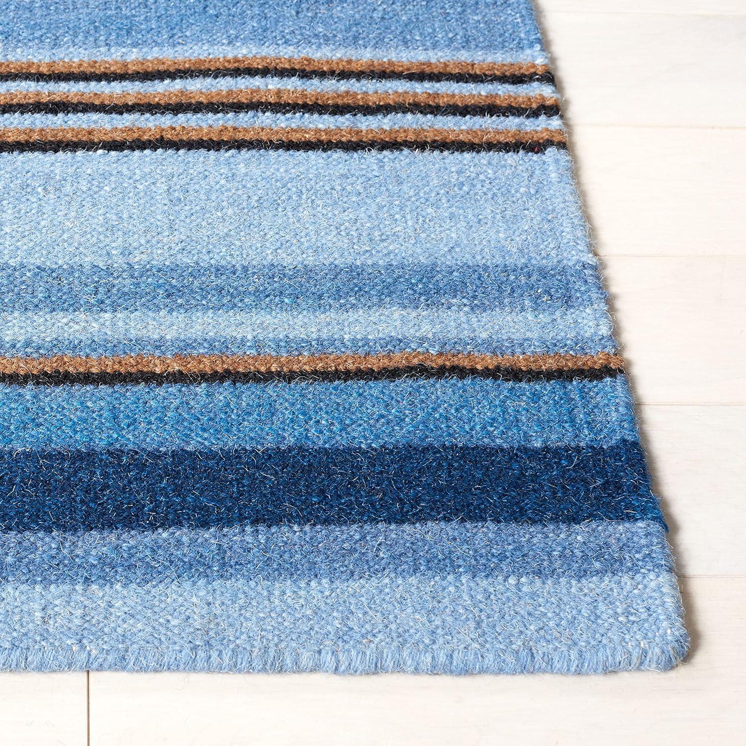 Striped Kilim STK601 Hand Loomed Area Rug  - Safavieh