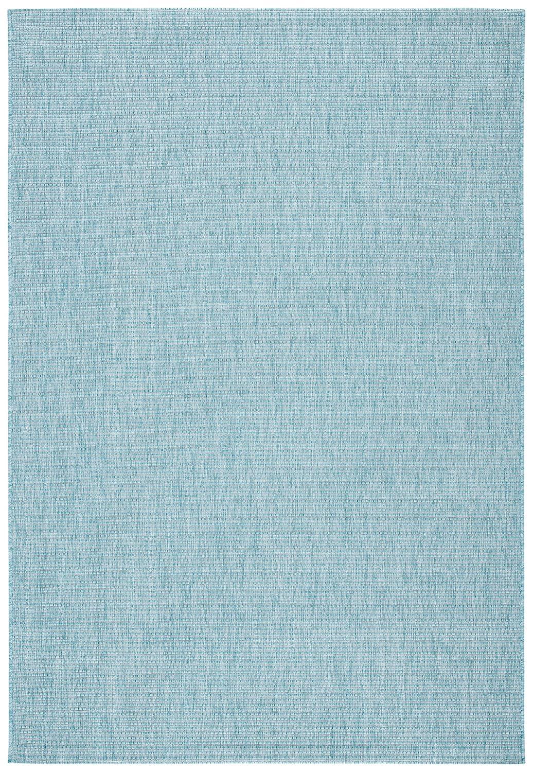 Courtyard CY8403 Power Loomed Indoor/Outdoor Area Rug - Aqua/Aqua - 8'9"x11'9" - Safavieh.