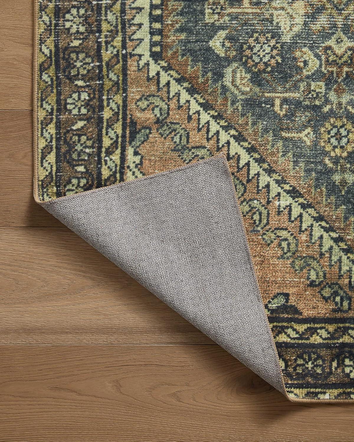 Banks I Rug by Magnolia Home by Joanna Gaines x Loloi - Denim and Clay / 2' x 5'