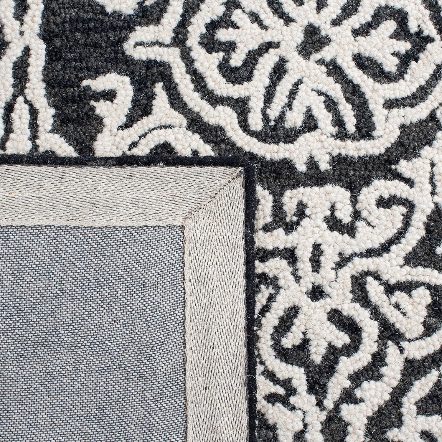 Blossom BLM112 Hand Tufted Indoor Area Rug - Beige/Ivory - 4'x6' - Safavieh