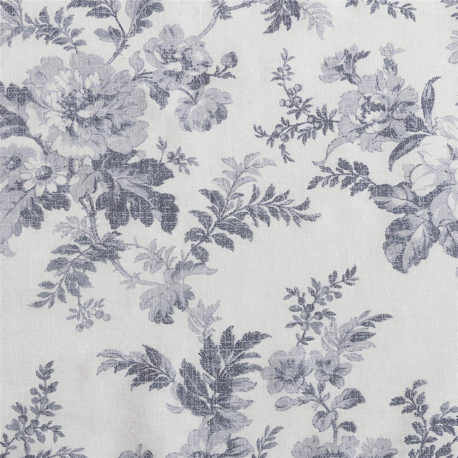 Laura Ashley Annalise Floral Valance  50x25 - Grey