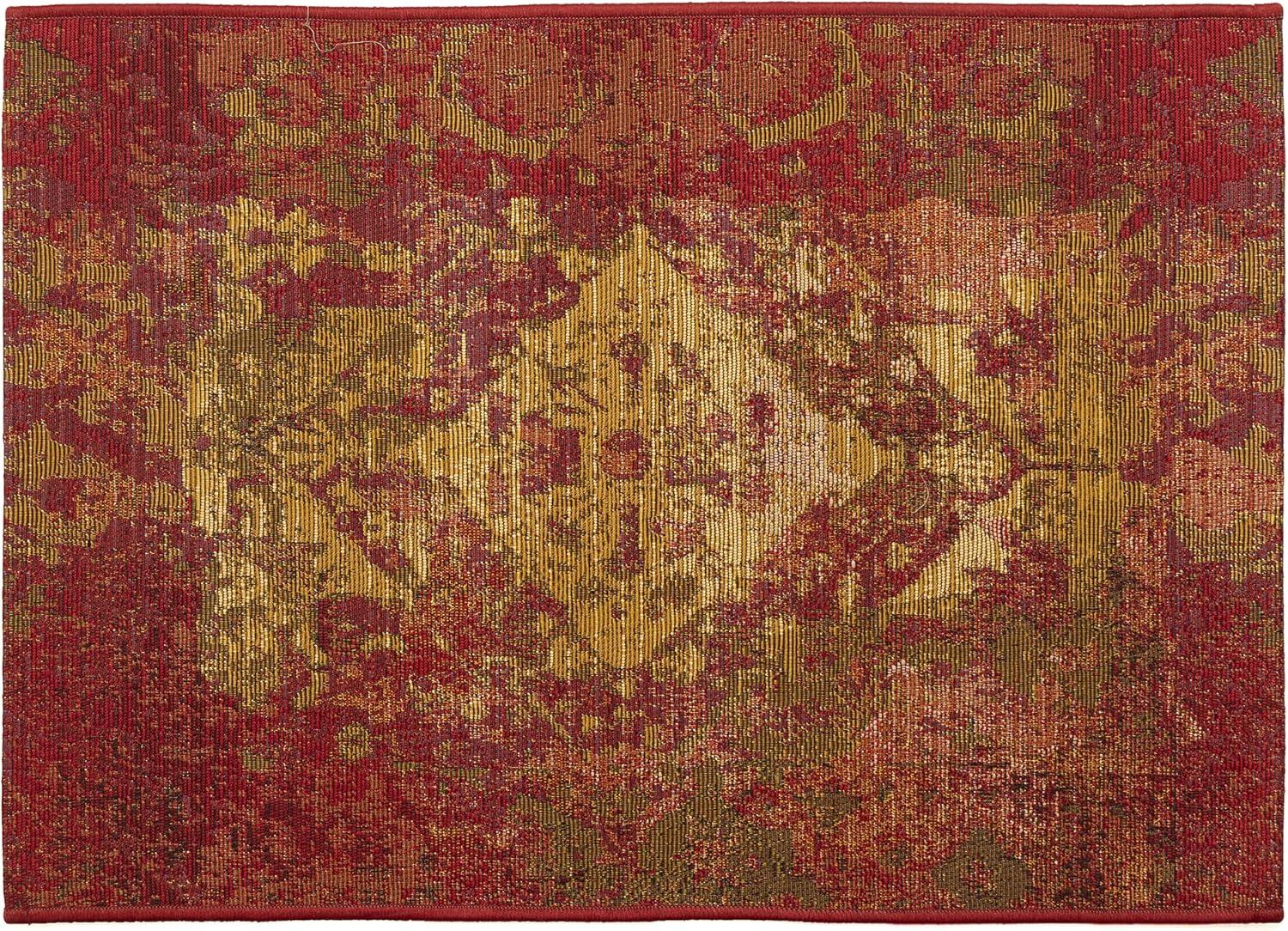 Liora Manne Marina Kermin Indoor/Outdoor Rug Saffron 2'7" x 4'3"