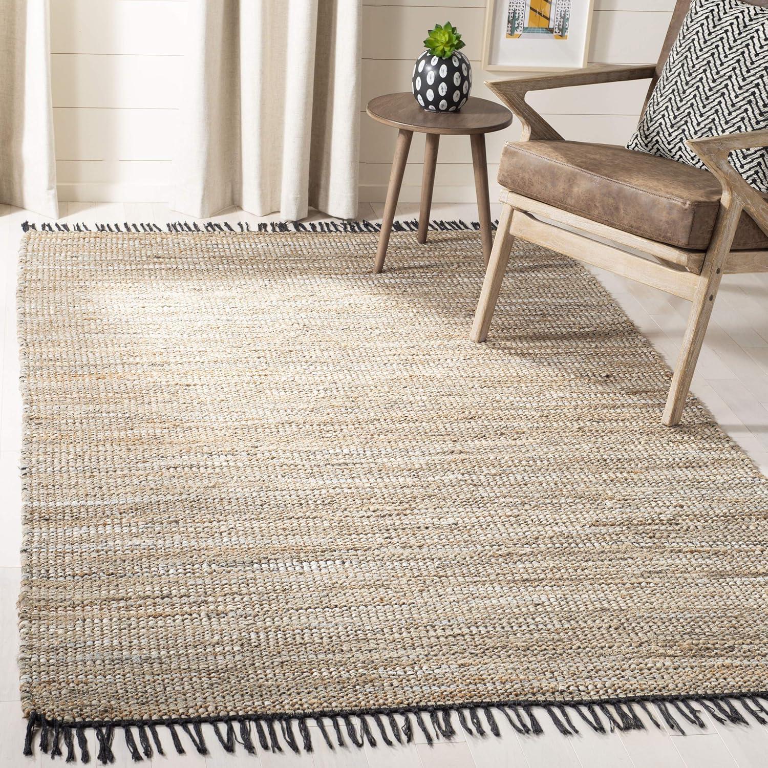 Vintage Leather VTL203 Hand Woven Area Rug - Beige - 3'x5' - Safavieh.