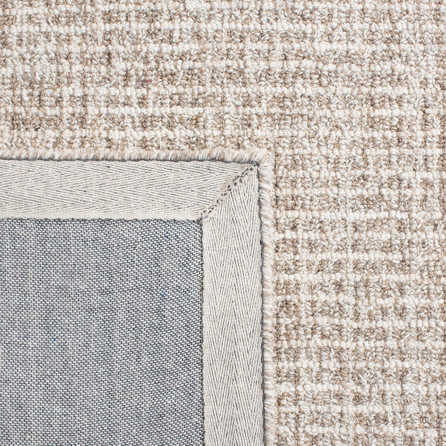Handmade Abstract Gray Wool 8' x 10' Tufted Area Rug