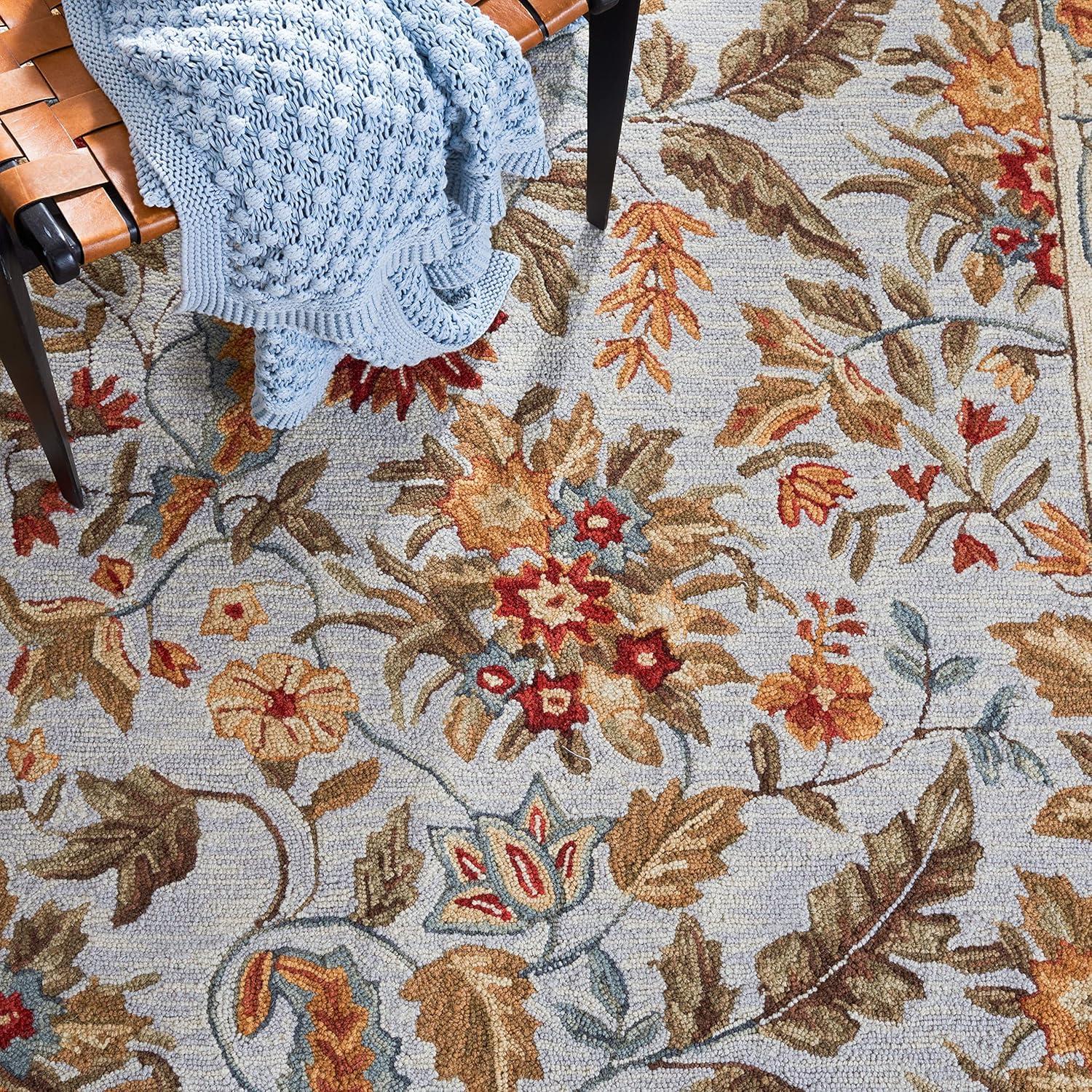 Chelsea HK141 Handmade Runner Rug - 2'6"x20' - Light Blue - Safavieh