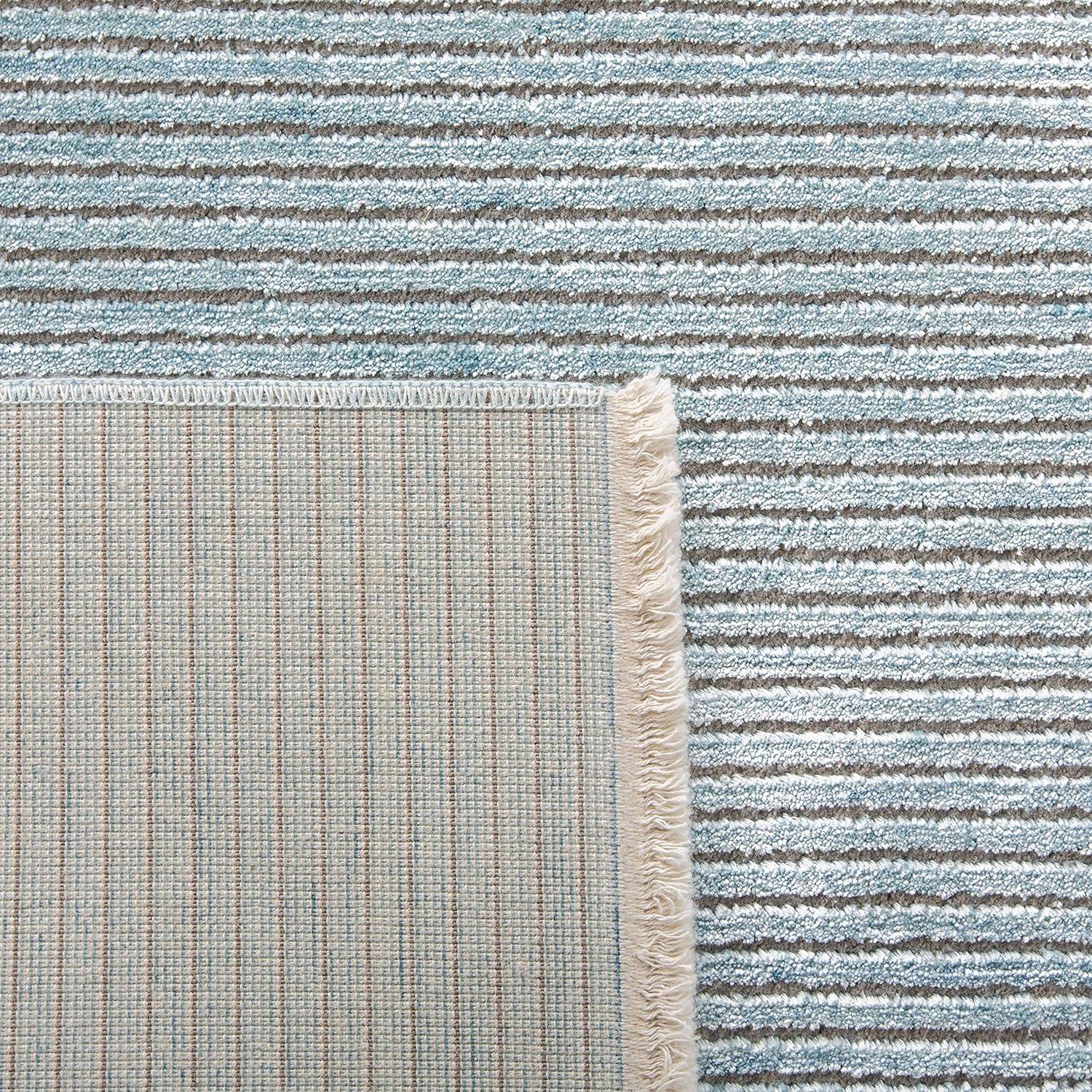 Dream 500 DRM500 Power Loomed Indoor Area Rug - Turquoise/Grey - 6'7"x6'7" - Safavieh