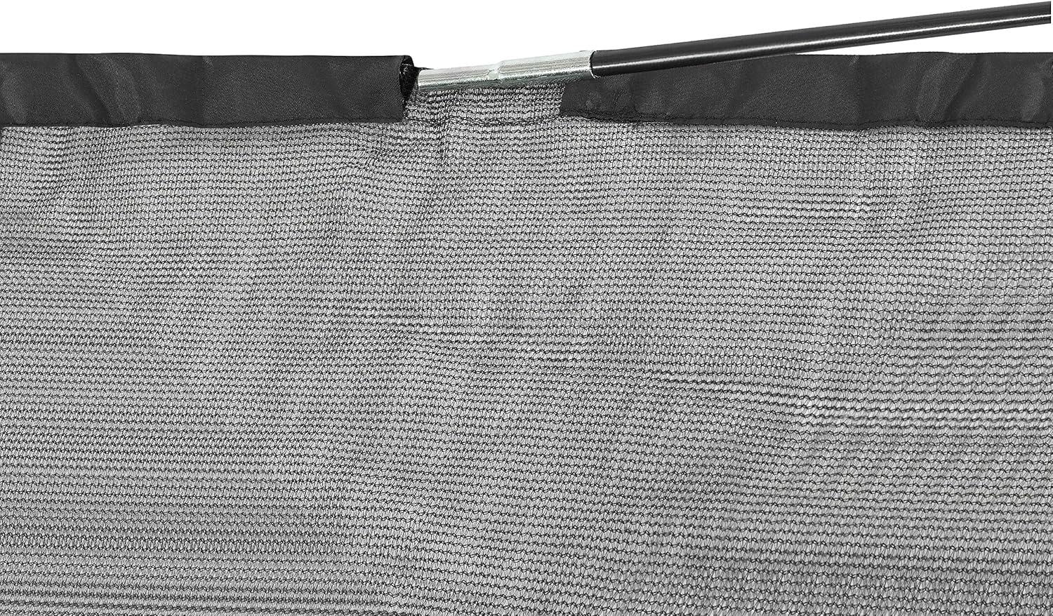 Upper Bounce Machrus Upper Bounce Trampoline Safety Net For 14 ft Round trampolines using 4 Curved Poles