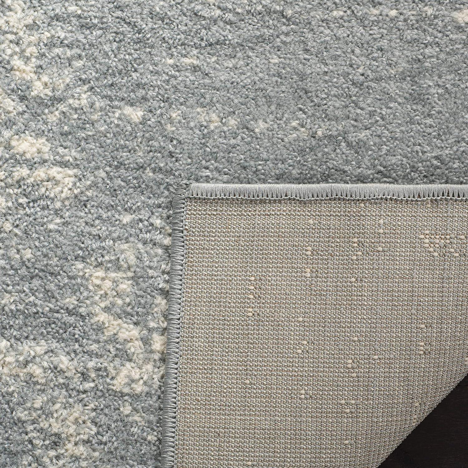 Adirondack ADR101 Power Loomed Area Rug - Slate/Ivory - 5'1"x7'6" - Safavieh.