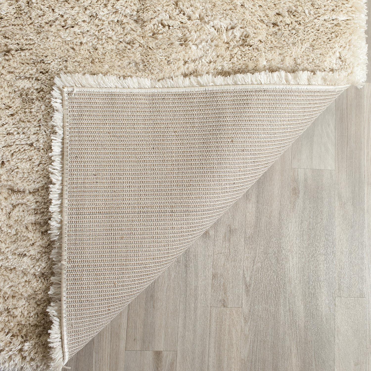 Indie Shag SGI320 Power Loomed Runner Rug - Light Beige - 2'3"x7' - Safavieh.