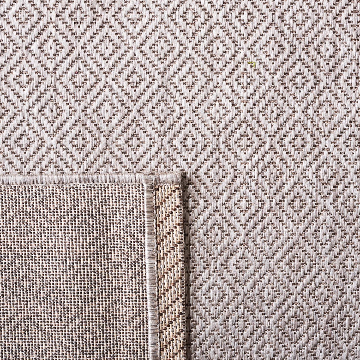 Courtyard CY8520 Power Loomed Indoor and Outdoor Area Rug - Beige/Beige - 5'3"x7'7" - Safavieh