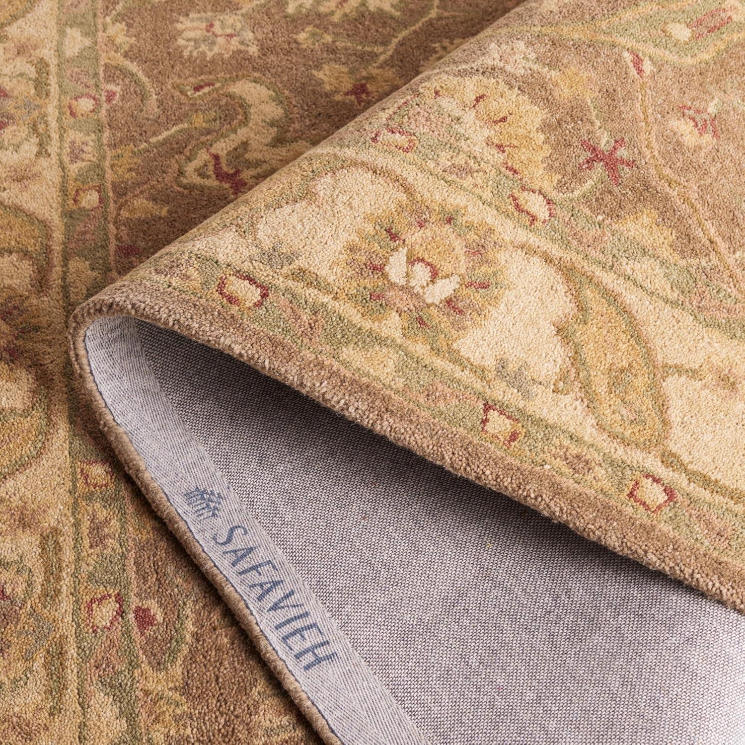 SAFAVIEH Antiquity Beaufort Oriental Wool Area Rug, Brown/Gold, 9'6" x 13'6"