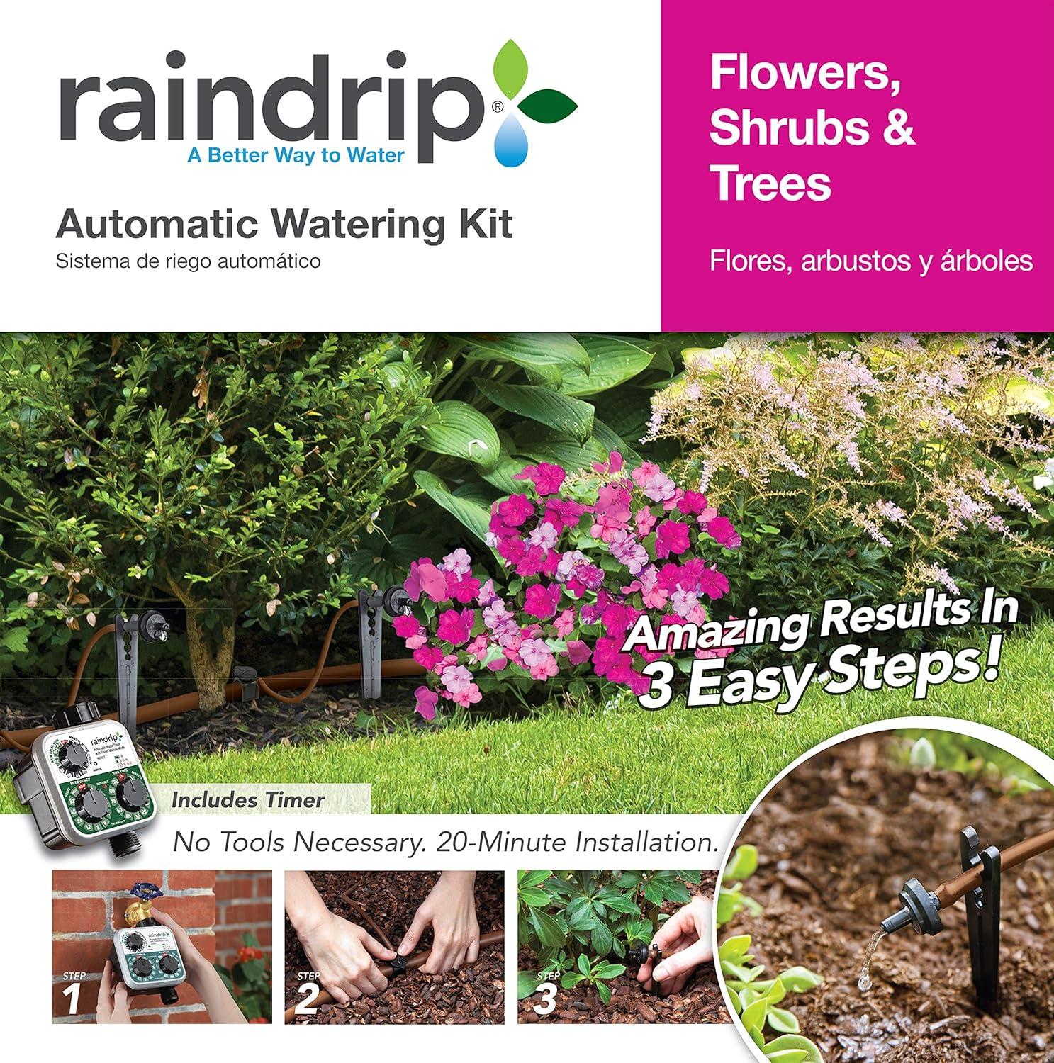 Raindrip Drip irrigation tree and shrub kit