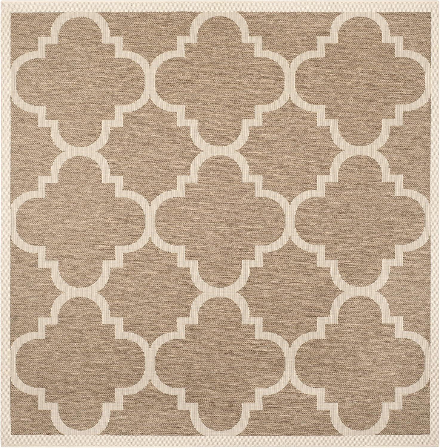 Herefordshire Geometric Brown Area Rug