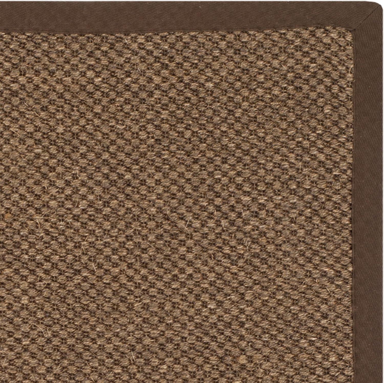 Natural Fiber NF443 Power Loomed Area Rug - Brown/Brown - 8'x10' - Safavieh.