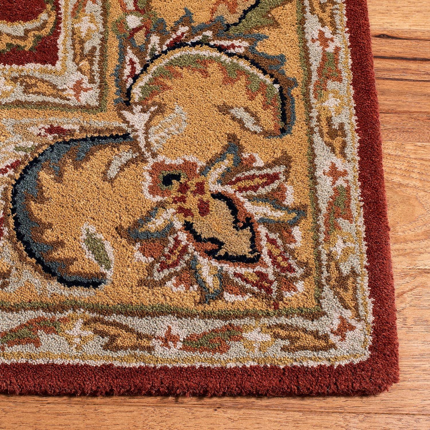 SAFAVIEH Classic Gloria Traditional Wool Area Rug, Rust/Camel, 2'3" x 4'