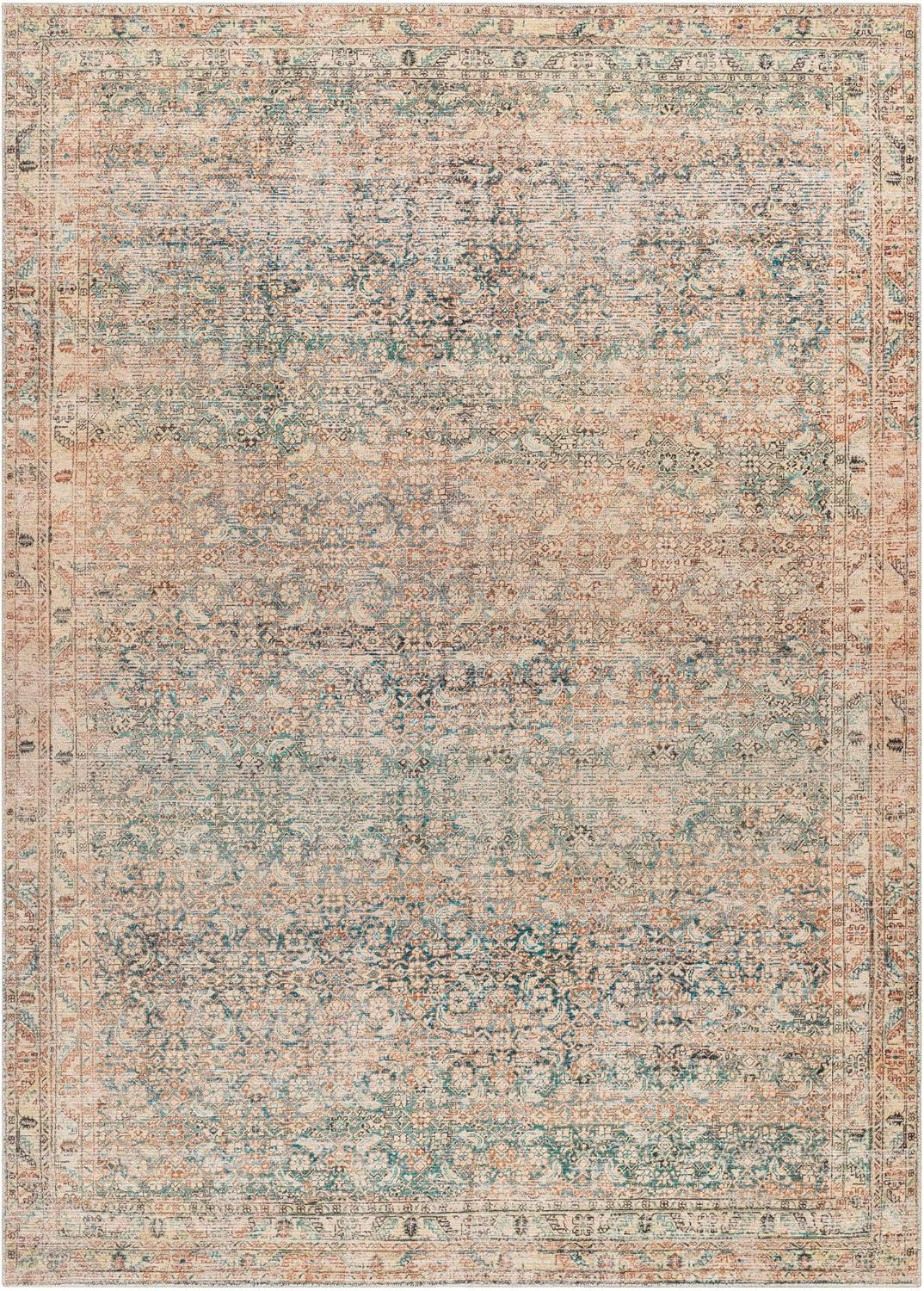 Becki Owens x Livabliss Marlene Vintage Sage/Brown Area Rug