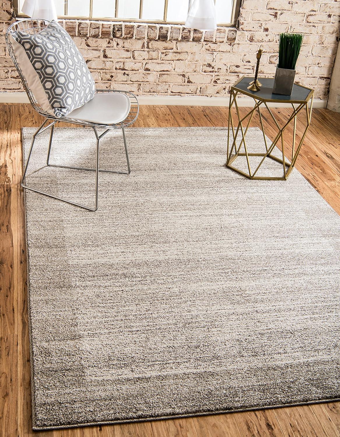 Unique Loom Del Mar Abigail Solid Indoor Woven Area Rug