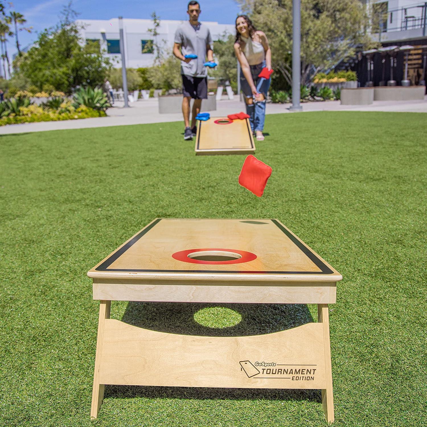 GoSports Tournament Edition Regulation Cornhole Game Set