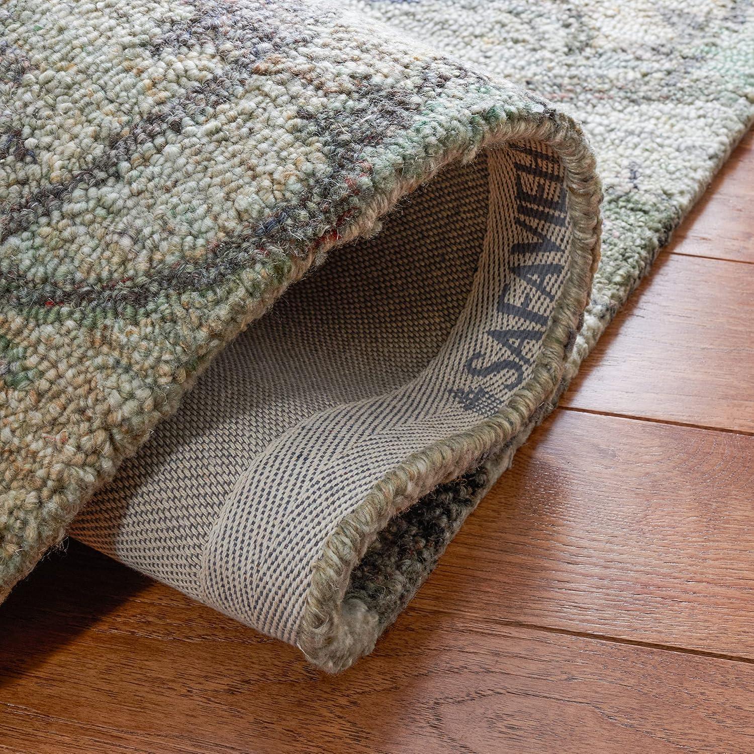 Anatolia AN401 Hand Tufted Area Rug  - Sage/Beige - 3'x5' - Safavieh.