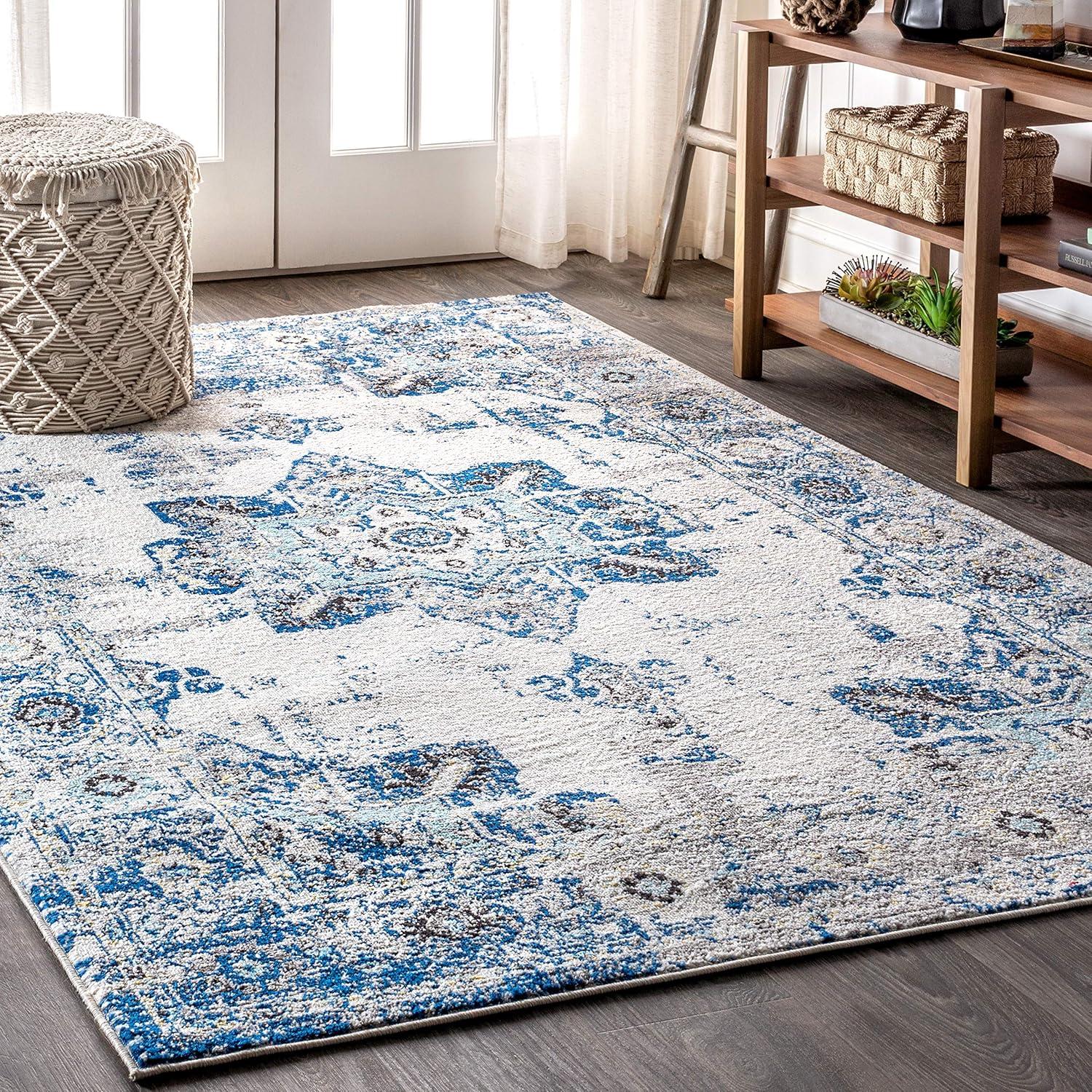 Modern Persian Boho Vintage Medallion Area Rug  - JONATHAN Y