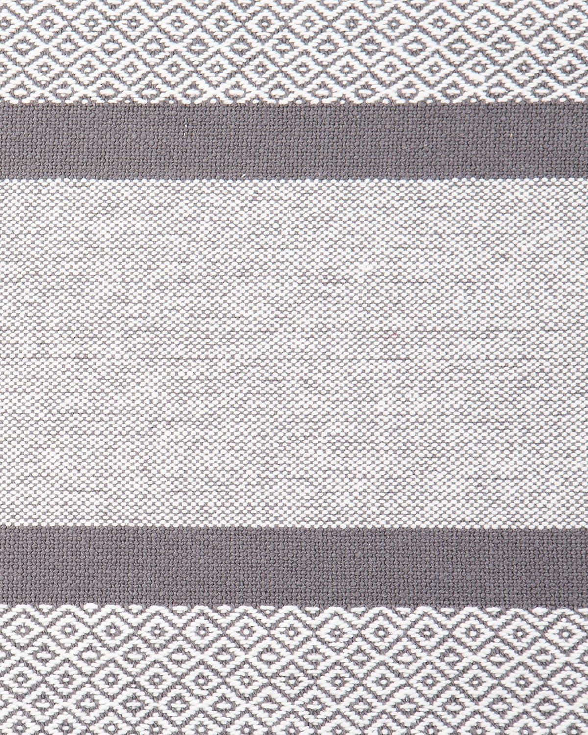 Sticky Toffee Placemats Set of 4, Woven Cotton Cloth Placemat Set, 14x19 in, Gray Boho Place Mats for Kitchen or Dining Table