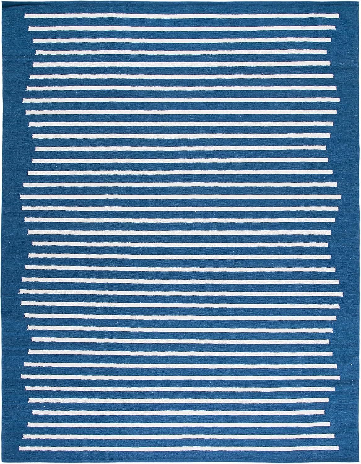 Montauk MTK712 Hand Woven Indoor Area Rug - Blue/Ivory - 8'x10' - Safavieh