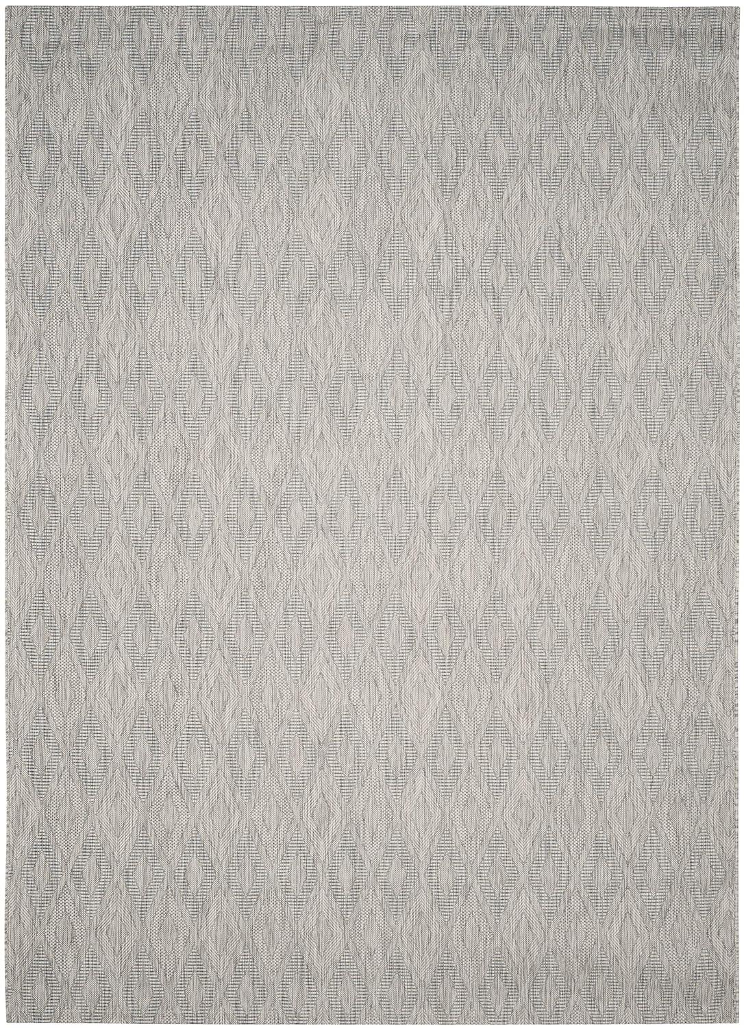 Courtyard CY8522 Power Loomed Indoor and Outdoor Area Rug - Grey/Grey - 8'x10' - Safavieh